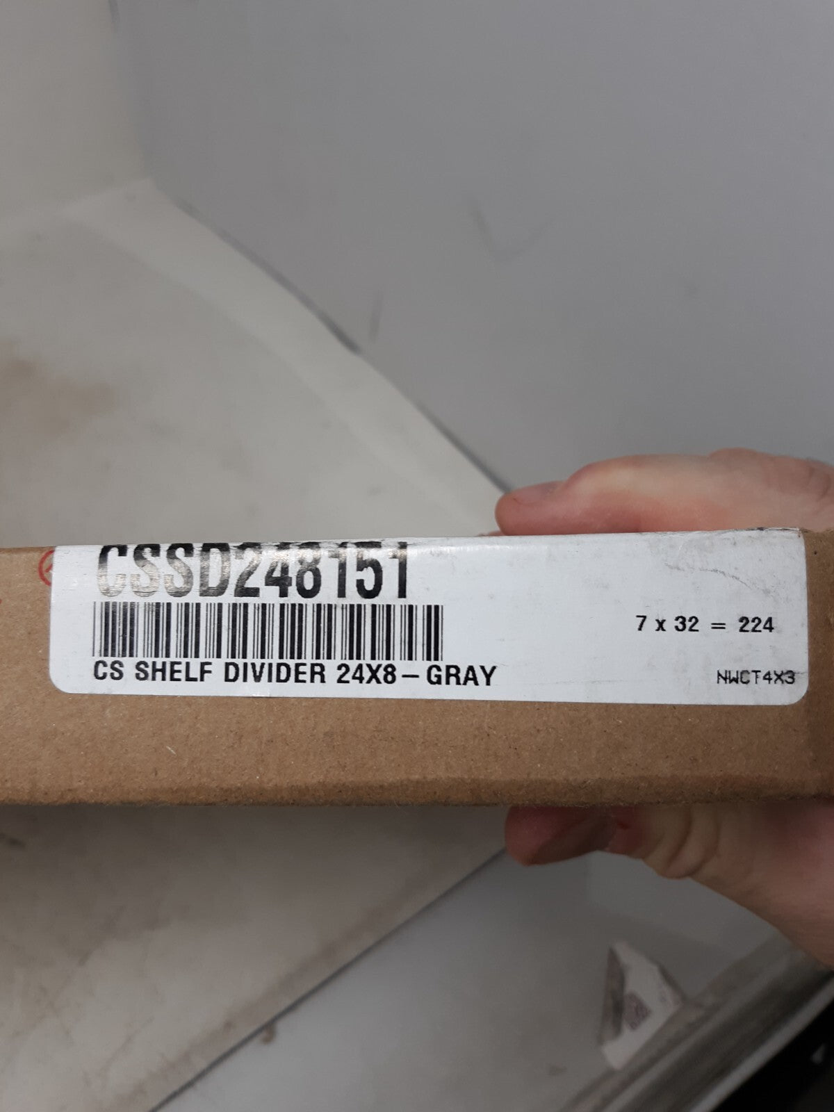 Cambro CSSD248151 Shelf Divider