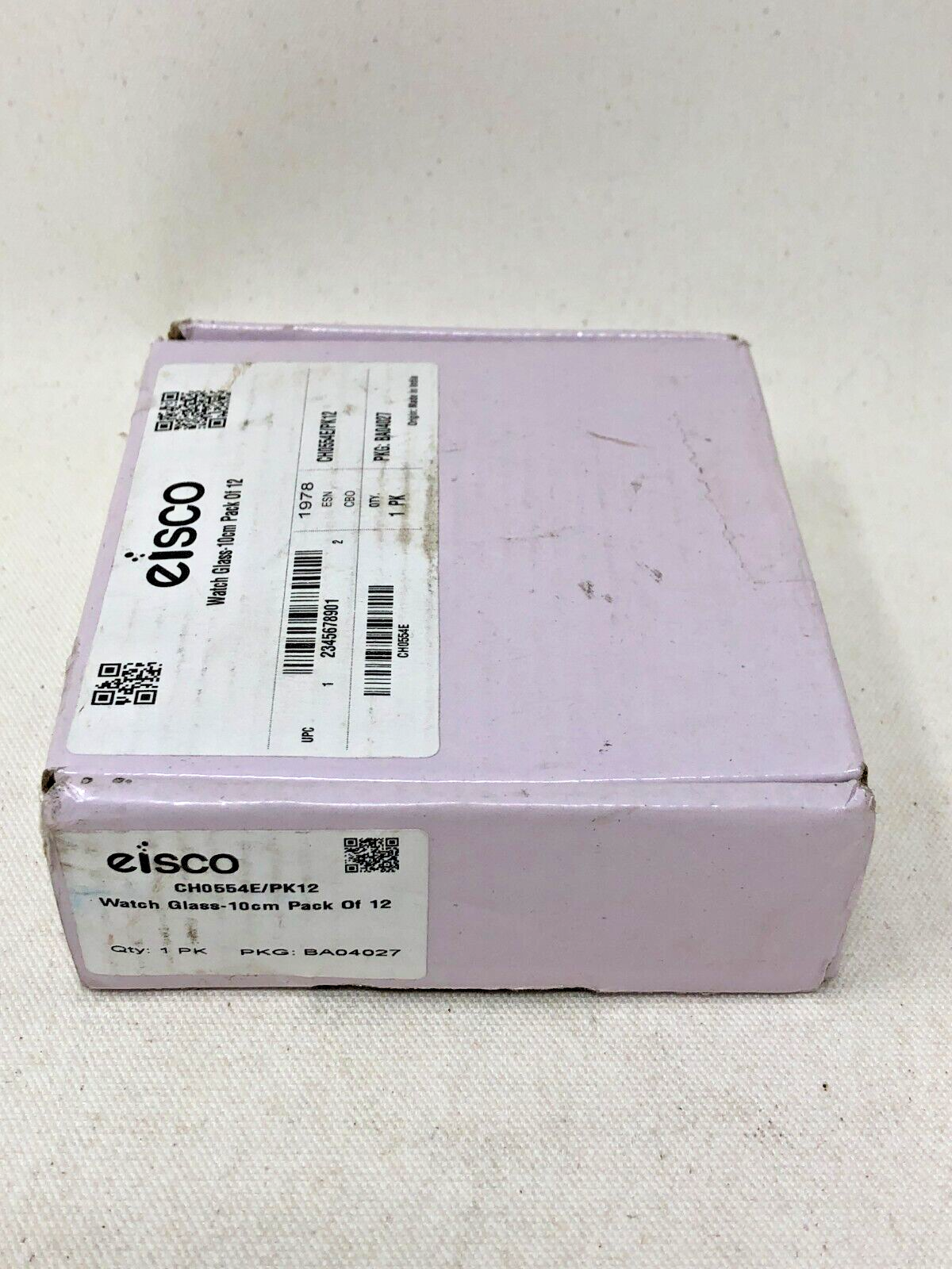 Eisco Labs Watch Glass (Beaker Cover), 4 in /  10cm, Pack of 12