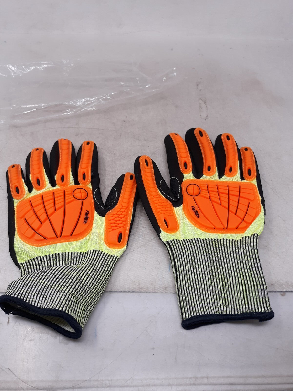 Wells Lamont FlexTech Seamless Knit Palm Coated Glove with Impact Pads XLarge