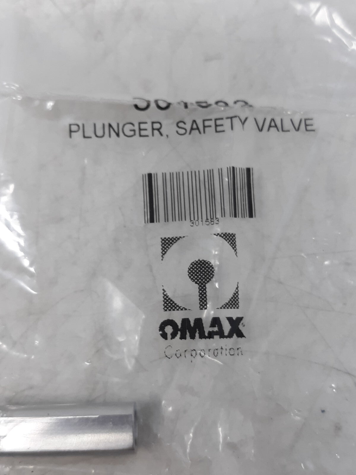 OMAX 305836 Plunger Safety Valve for Waterjet Cutting Systems