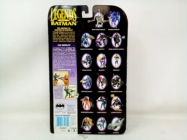 Legends of Batman The Riddler with Firing Question Mark Launcher figure