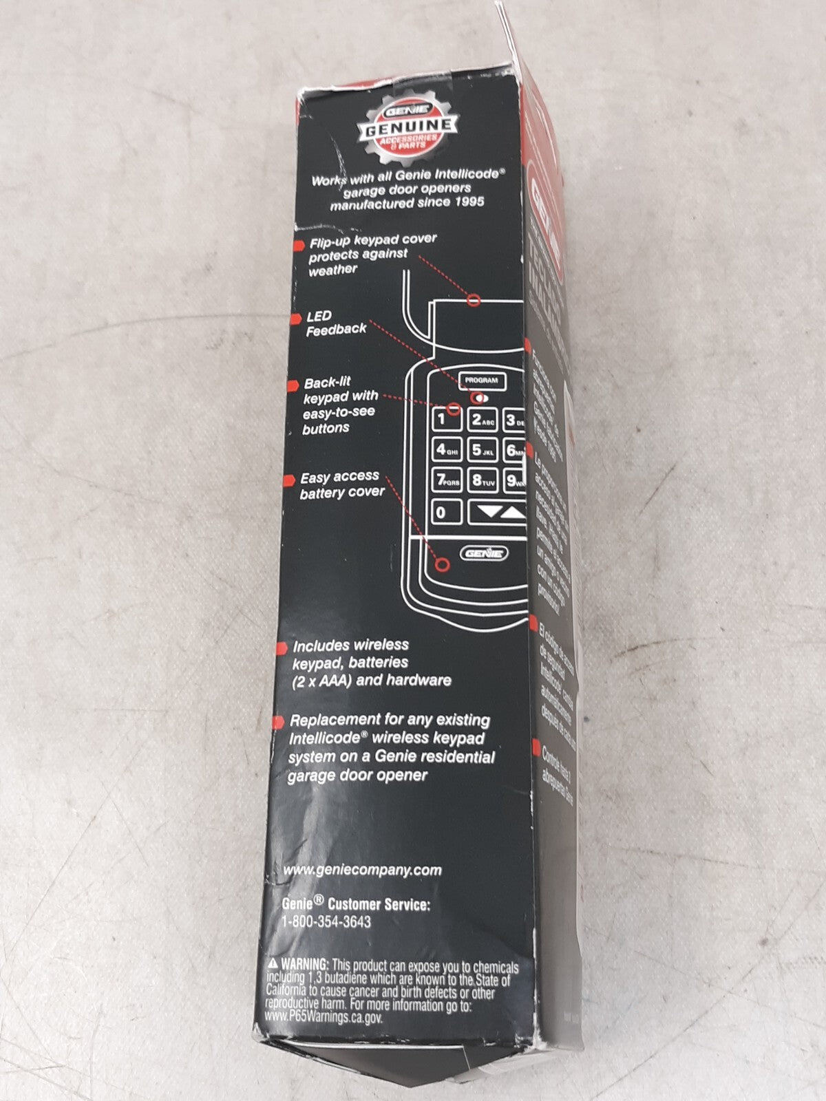 Genie Intellicode Wireless Keyless Keypad Garage Door Opener (37332R)