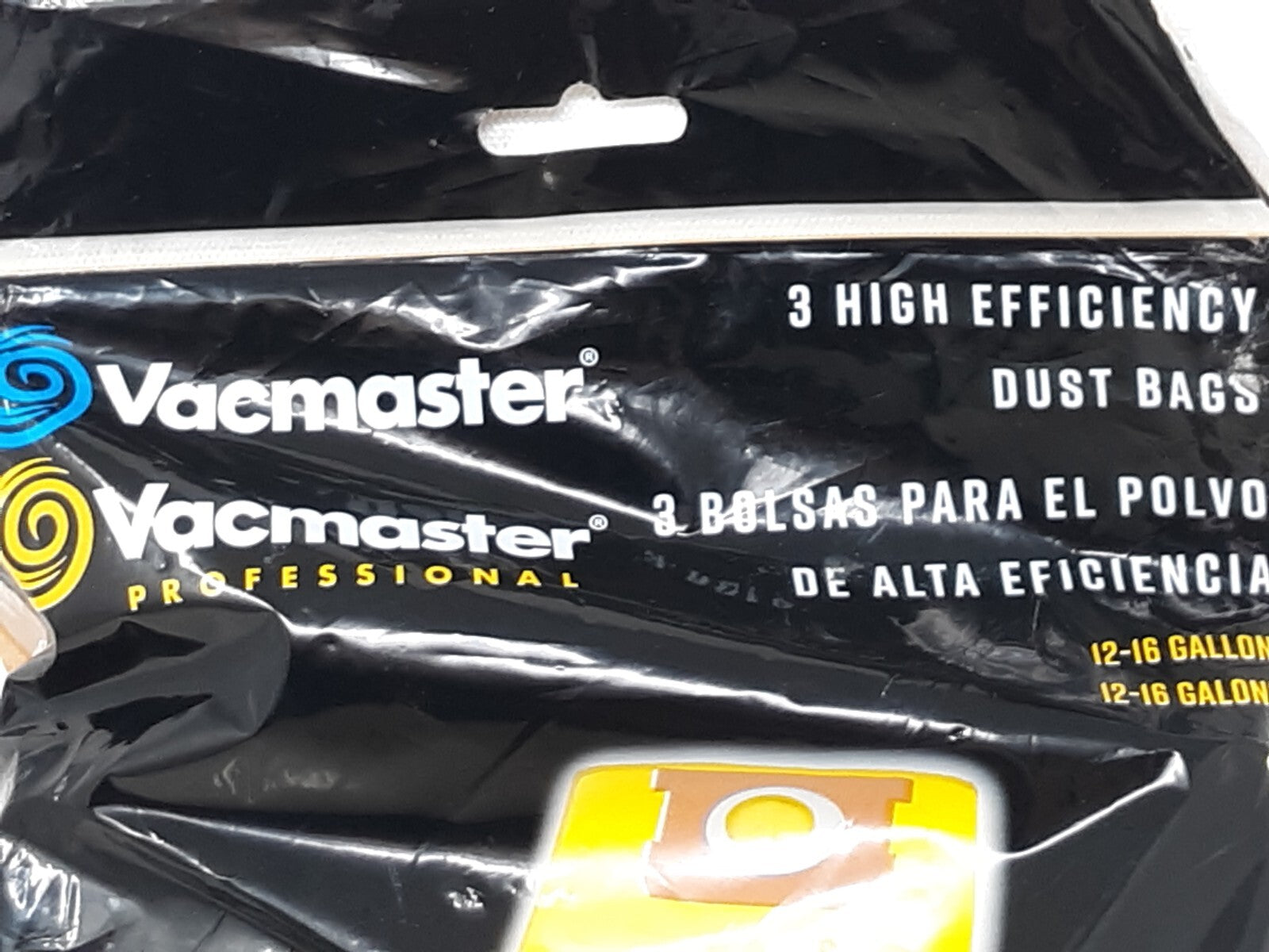 12-16 Gallon High Efficiency Dust Bag, 3 Pack, VHBL