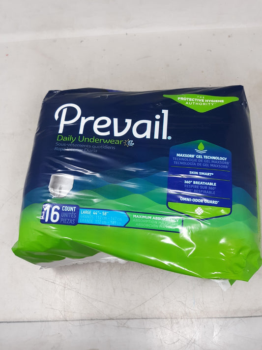 Prevail Daily Disposable Underwear Large Extra 18 Ct PV-513