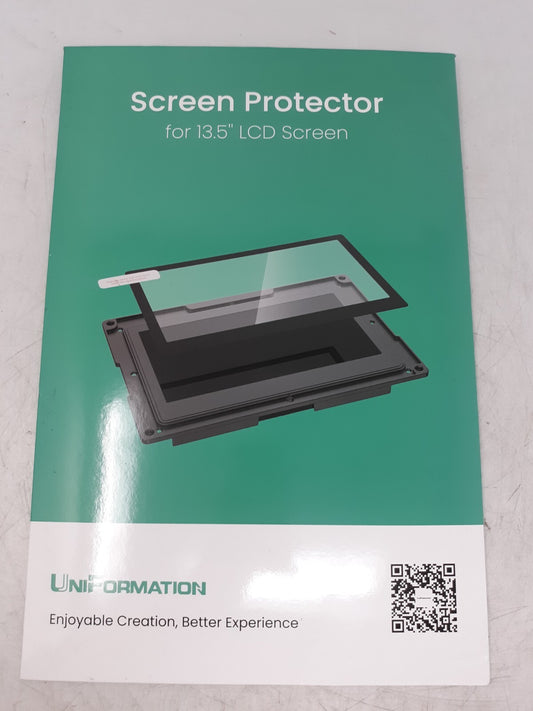 UniFormation 13.5" LCD Screen Protector for 3D Printers & Displays