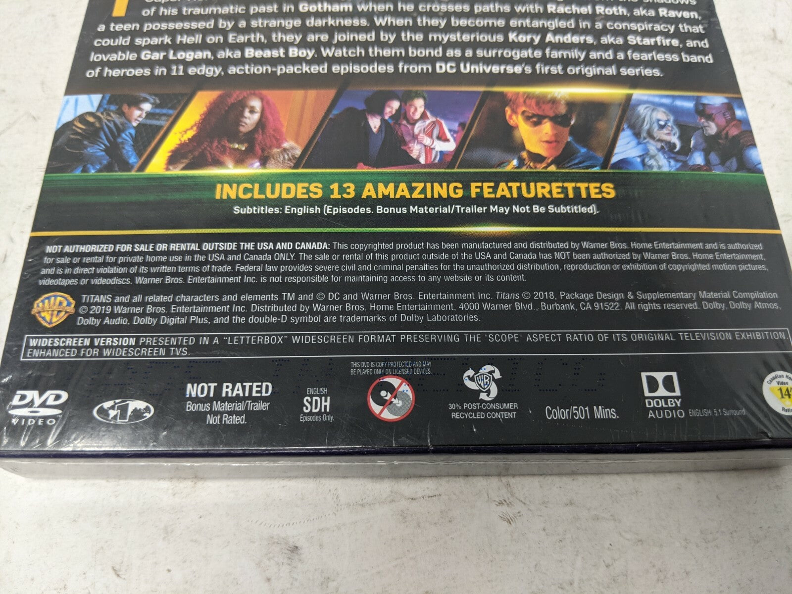 TITANS, TV SERIES COMPLETE FIRST SEASON (1) DVD
