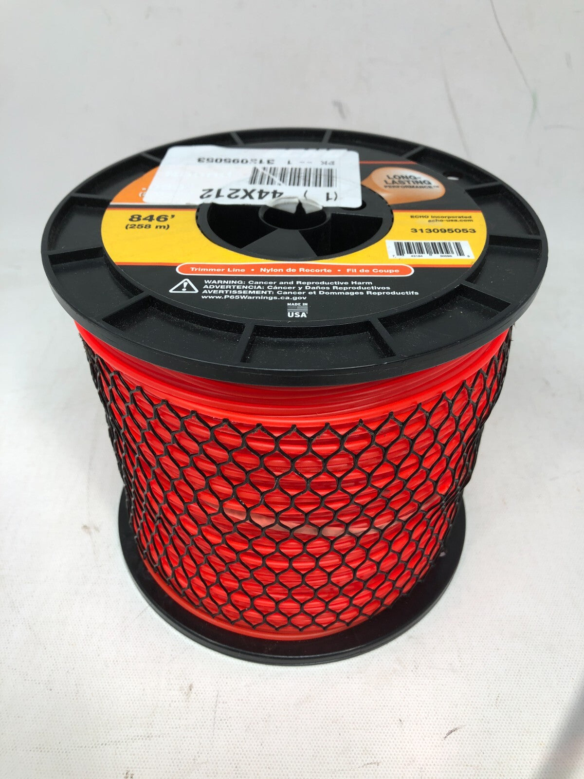 Echo Lawn Edge Trimmer Line ~ 1 Spool, 846' of Line, Round, 0.095"