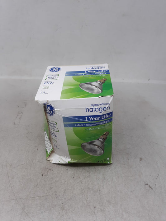 GE Energy Efficient Par38 75W =60W 1070 Lumens, Indoor & Outdoor.