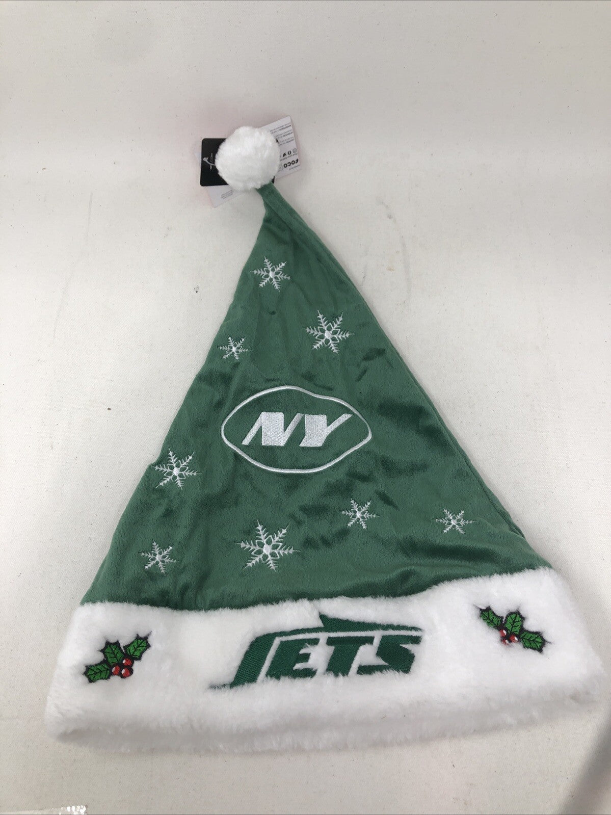 NFL, JETS Team Holiday Christmas Santa Hat