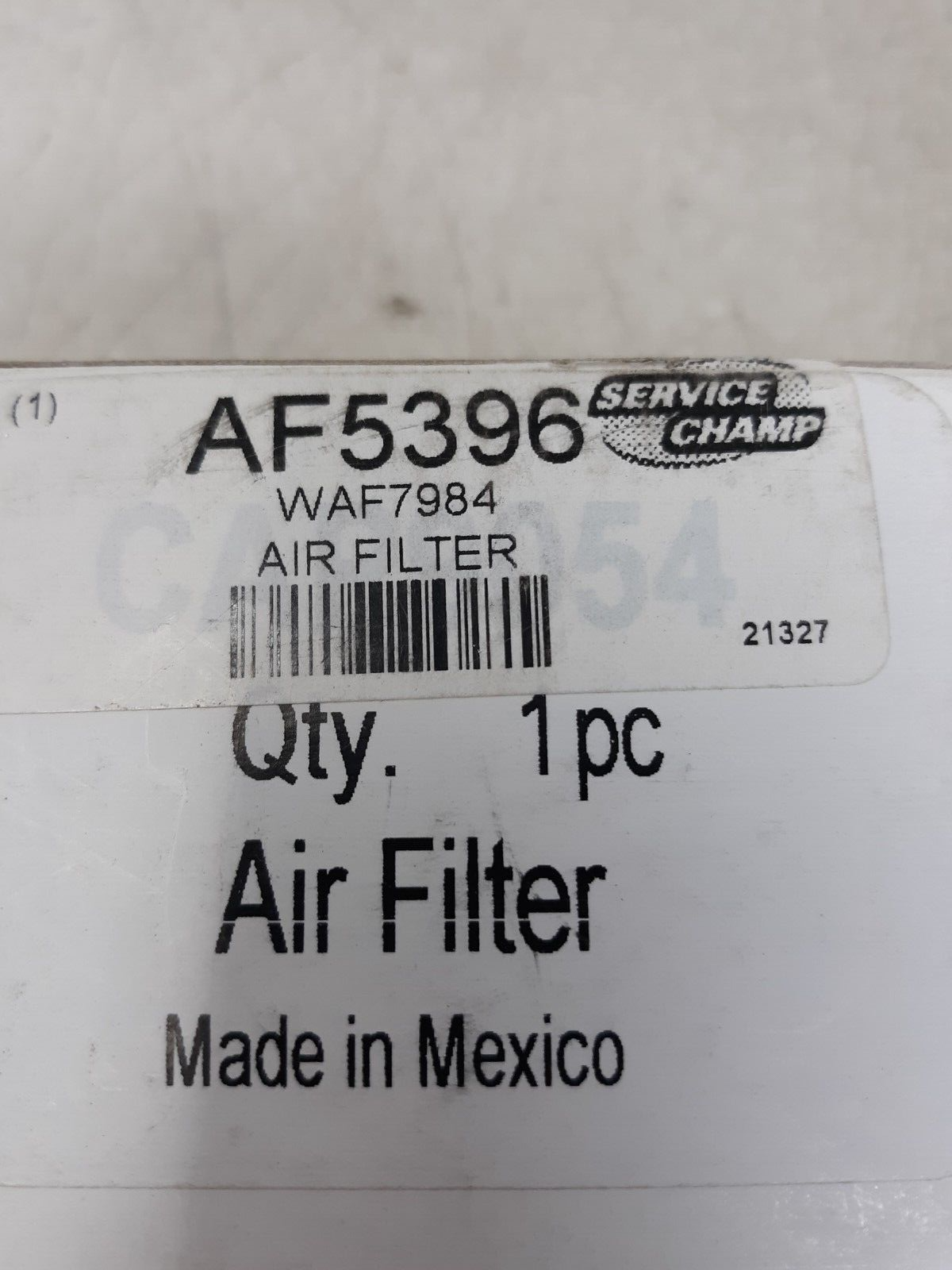 Air Filter Service Champ AF5396