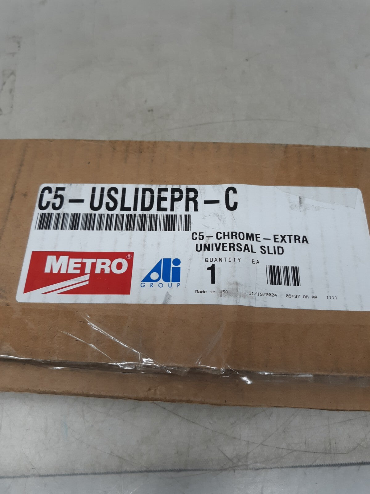 Intermetro 1 Pair Chrome Slides G11-032 W C5-USLIDEPR-C