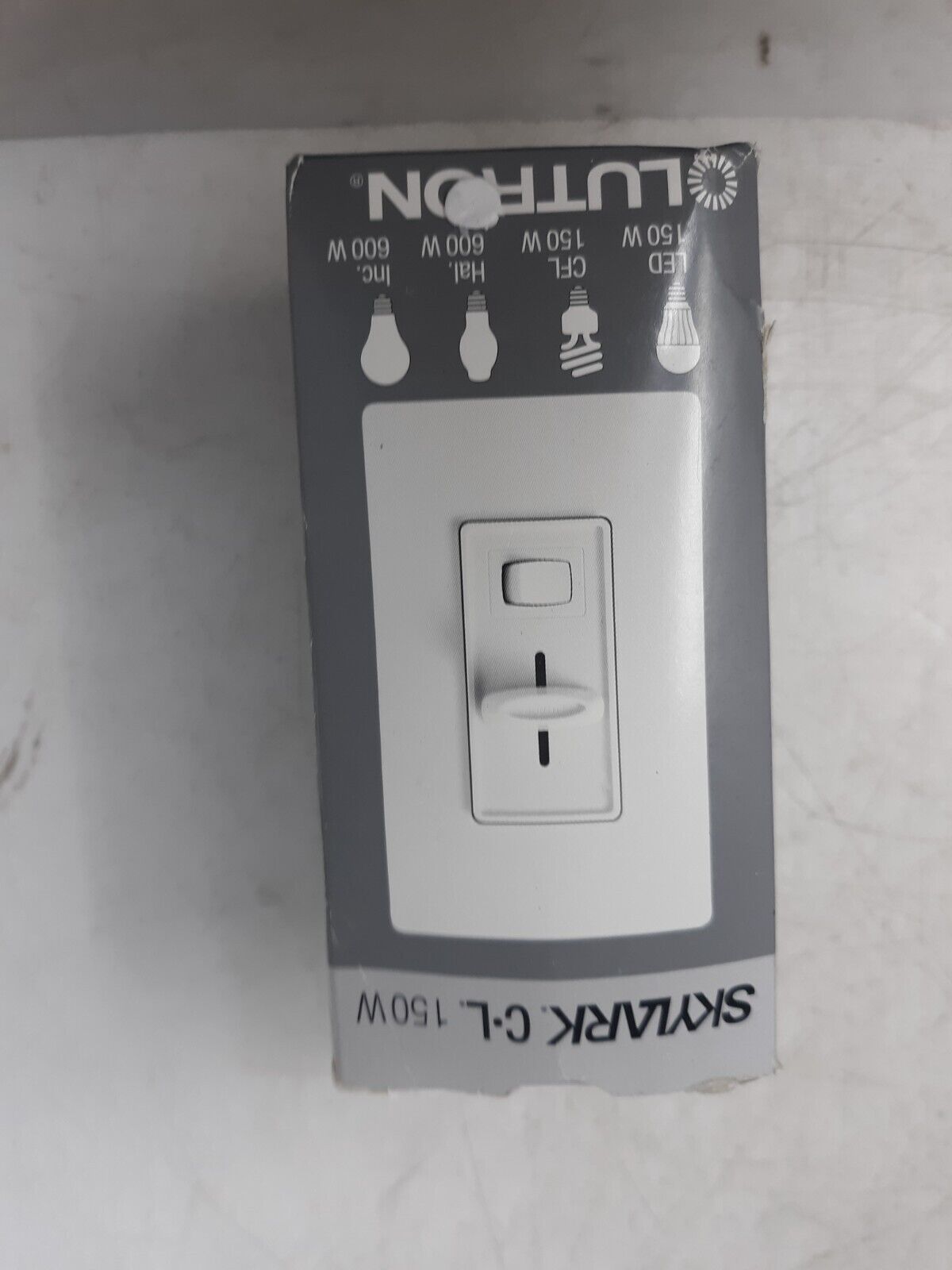 Lutron SCL-153P-WH Skylark C•L Dimmer Switch 150W LED/600W Incandescent