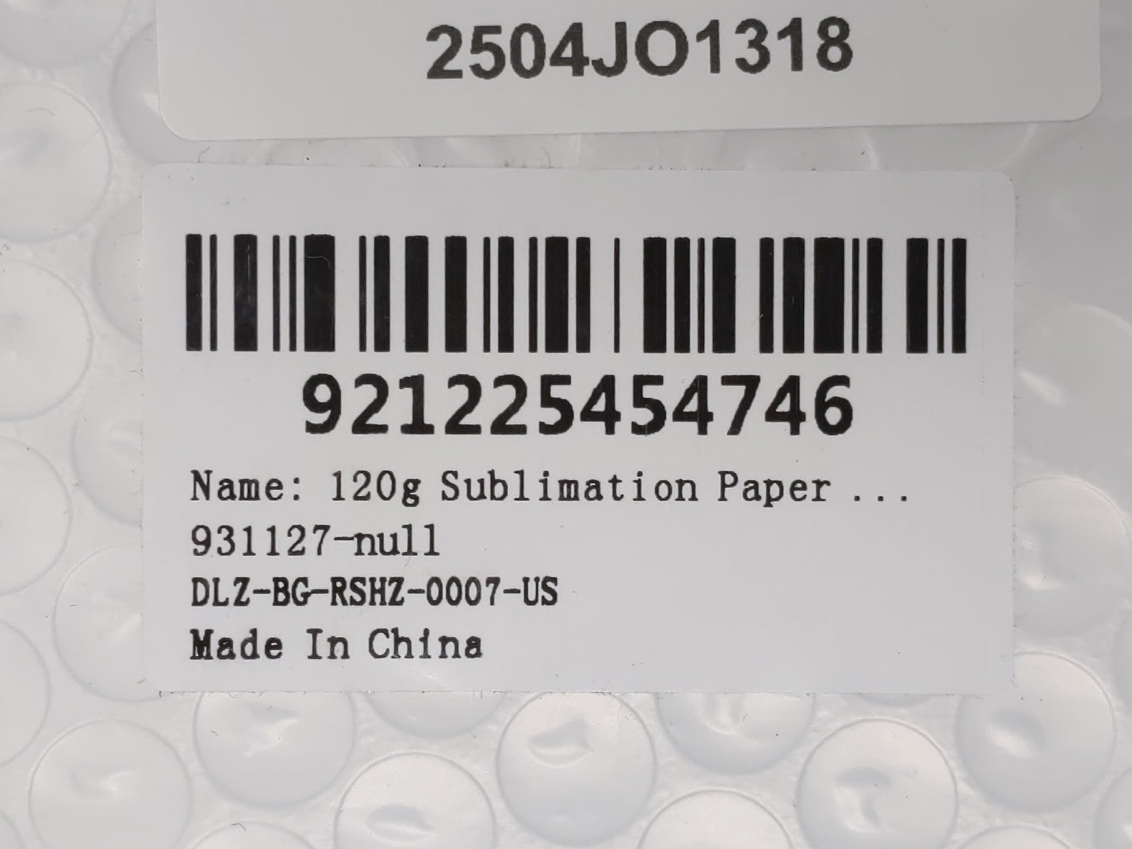 HTVRONT Sublimation Paper - 30 Sheets x 120g - 8.5"x11" - Sealed - 98% Transfer