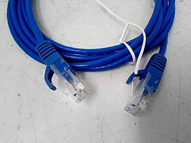 01080 7 Ft. Cat6 Snagless Unshielded UTP Slim Ethernet Network Patch Cable, Blue