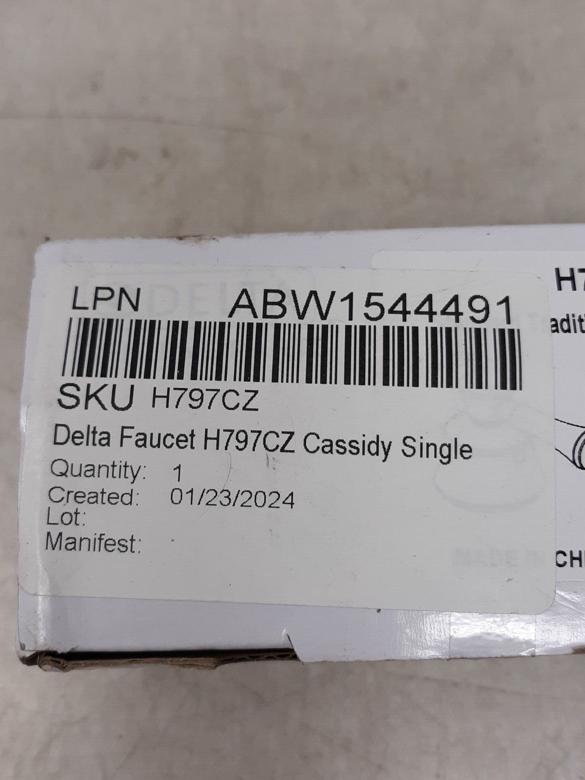 Delta H797CZ Bronze Single Lever Metal Handle Kit in Champagne Bronze