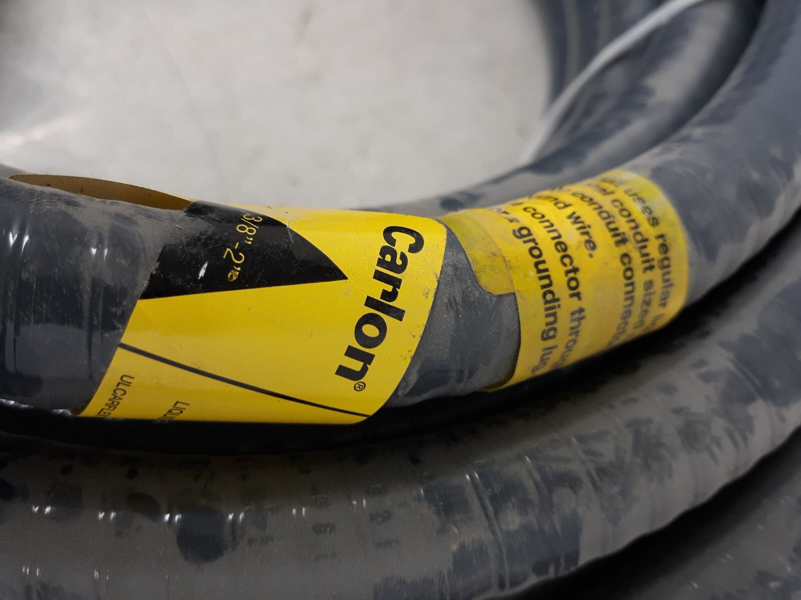 Hydromaxx Non-Metallic Flexible Liquid Tight Electrical Conduit - Gray