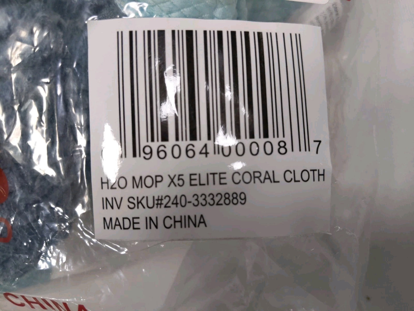 H2O Mop X5 Elite Coral Cloths (4 pack) 1 Big, 1 Small, 2 Triangle