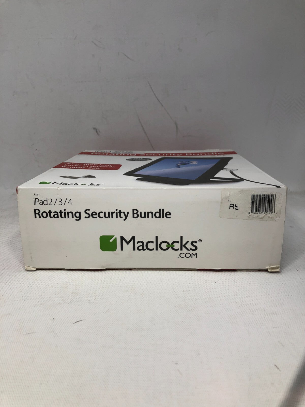 Maclock Rotating Security Bundle ~ Anti-Theft Display Case for Apple iPad 2/3/4