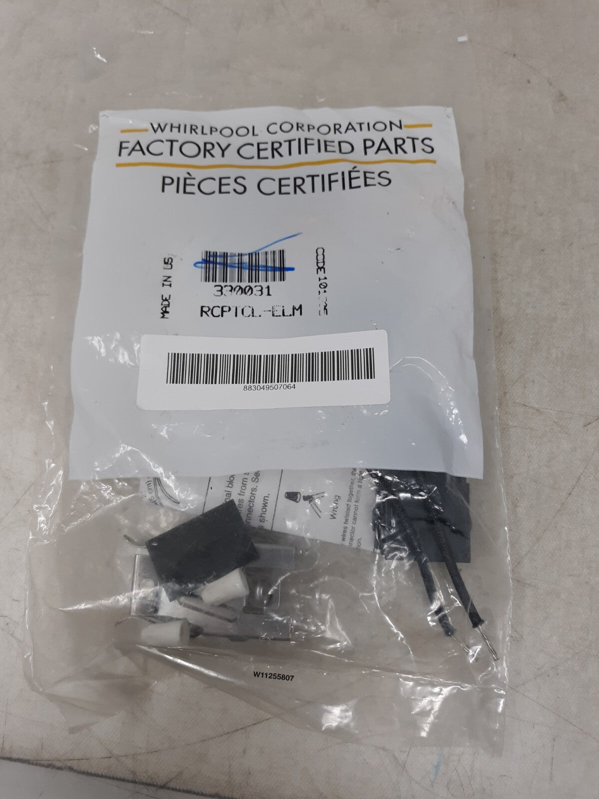Whirlpool 330031 Top Burner Receptacle - Black