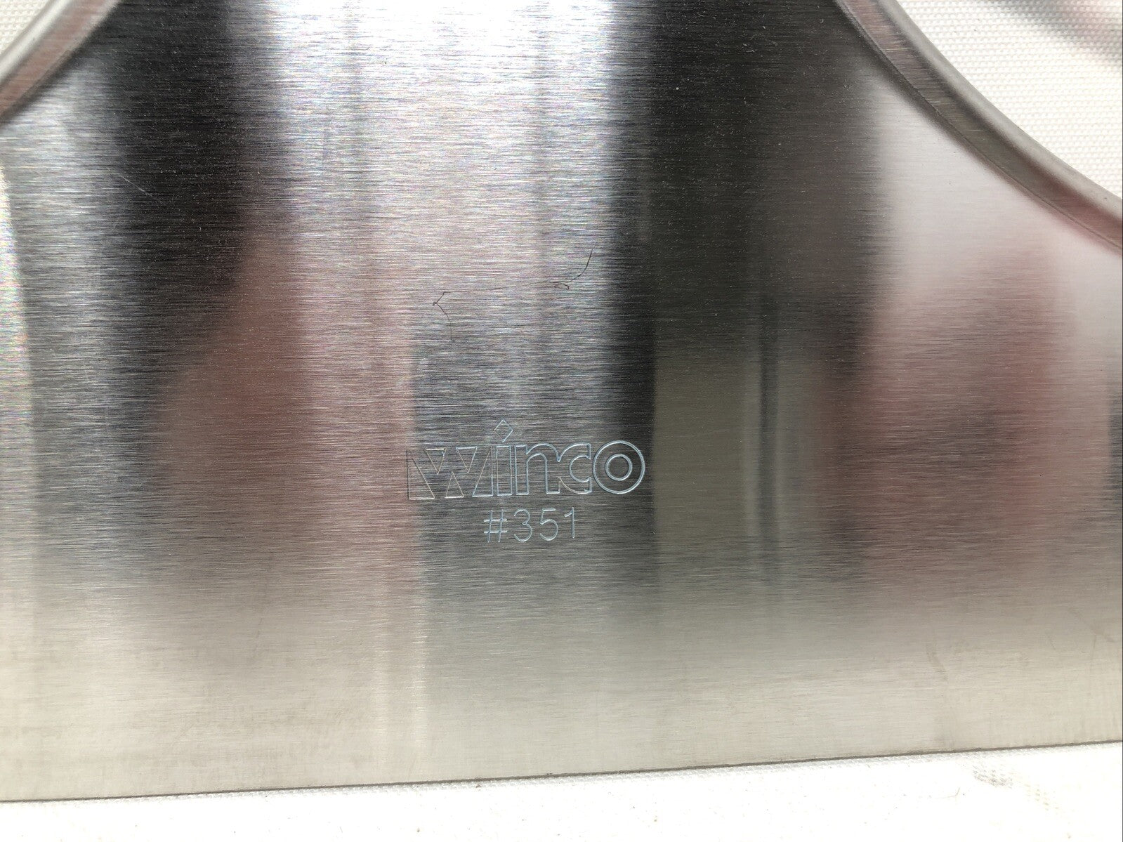 WINCO Adaptor Plate, Two 8-3/8-Inch Holes, Stainless Steel ADP-808