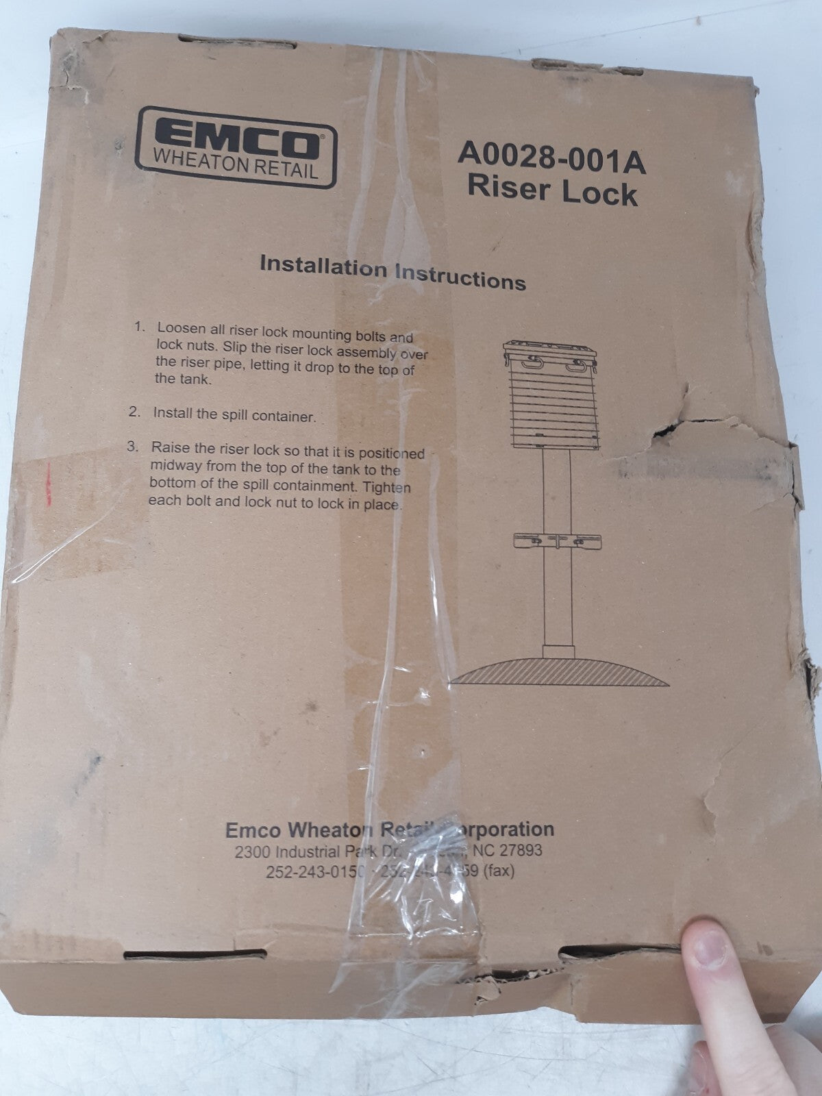 EMCO A0028-001A Riser Lock Spill Containment Clamp Assembly