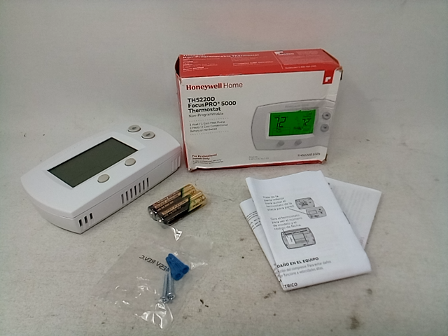 HONEYWELL TH5220D1029 Low V T-Stat  Stages Heat 2  Stages Cool 2 FocusPro 5000 T