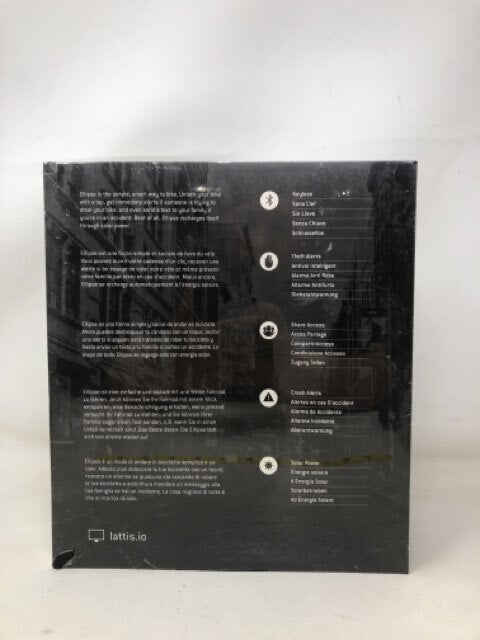 Lattis Ellipse Sky 010 Smart Bike Lock