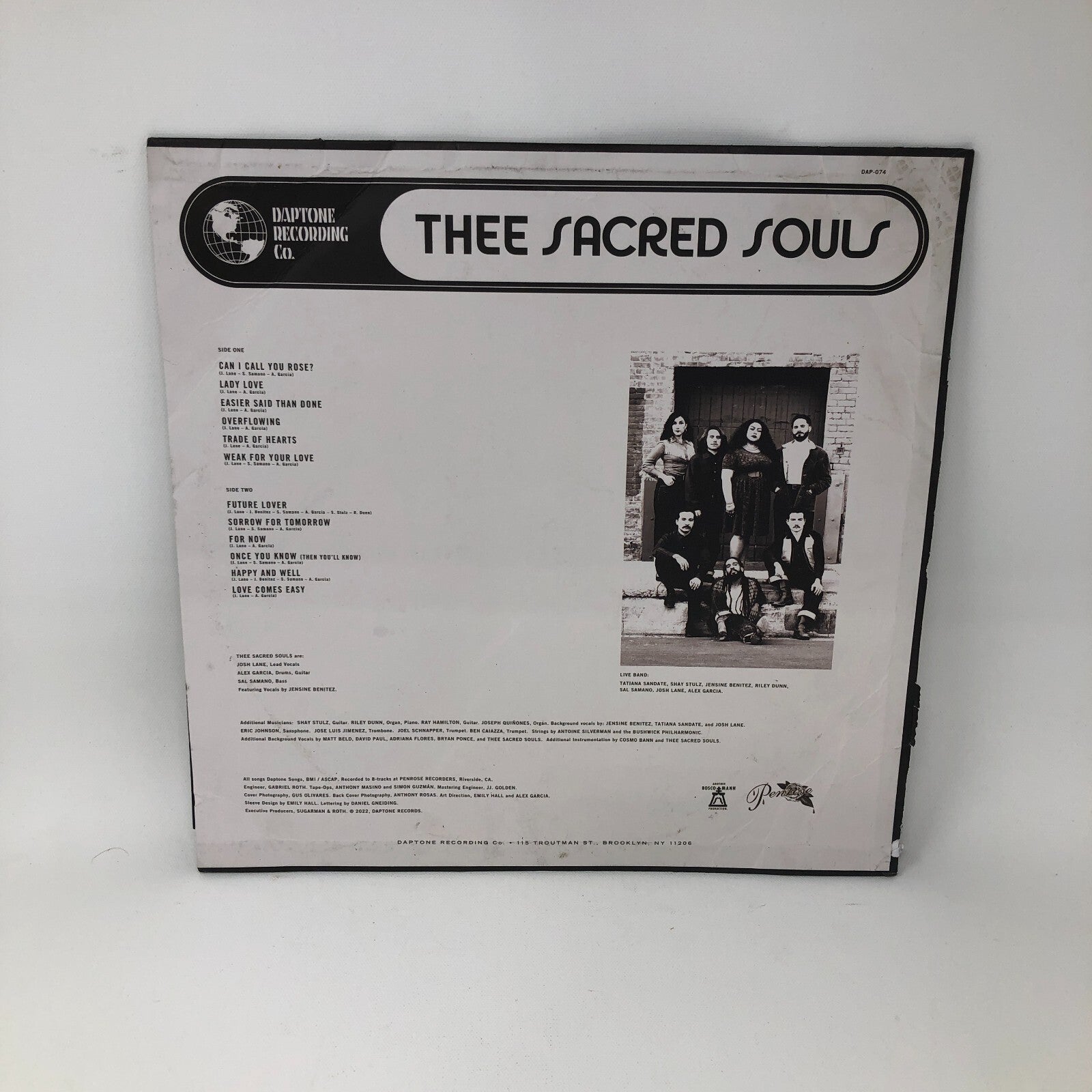 Thee Sacred Souls by Thee Sacred Souls Vinyl RARE Gold Pressing