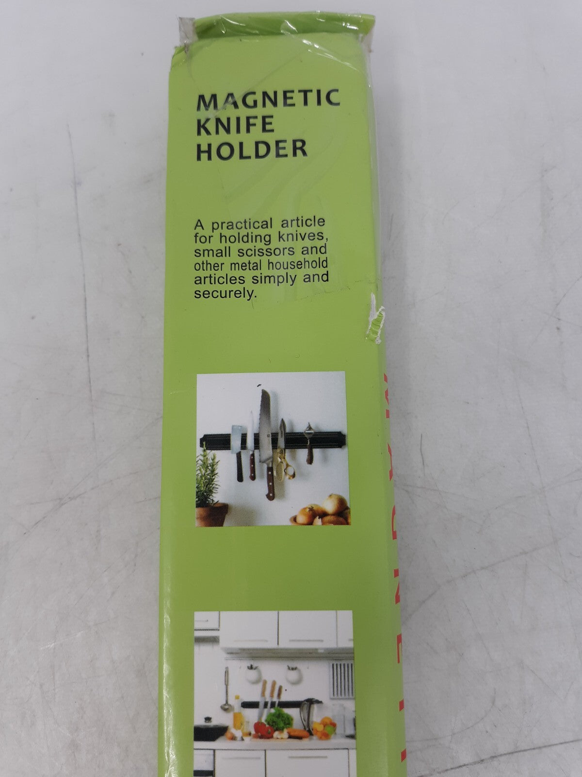 50CM Wall Mount Magnetic Knife Scissor Storage Holder Rack Strip Kitchen Tool