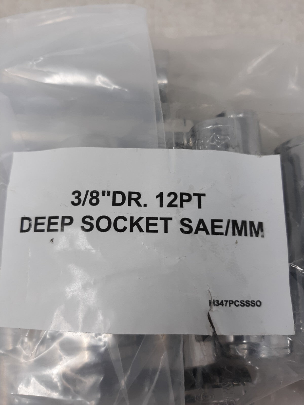 Husky 3/8" DR 12 Point Deep Socket SAE/MM Socket set