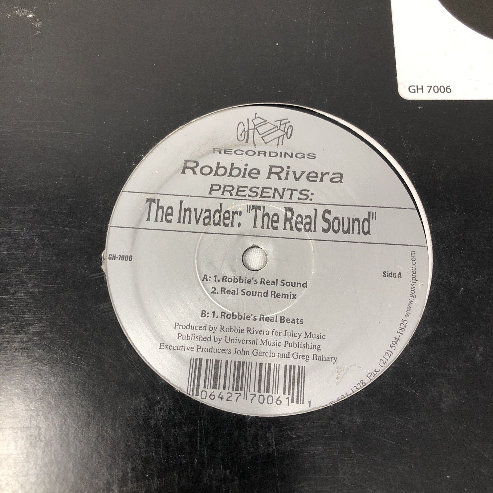 Recordings Robbie Rivera The Invader: “The Real Sound”