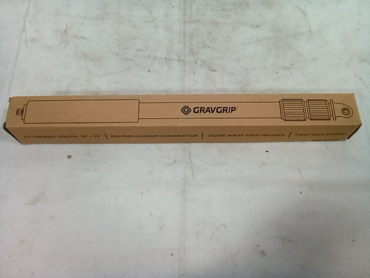 GravGrip 13"-33" Premium Aluminum Construction Black Hand Grip