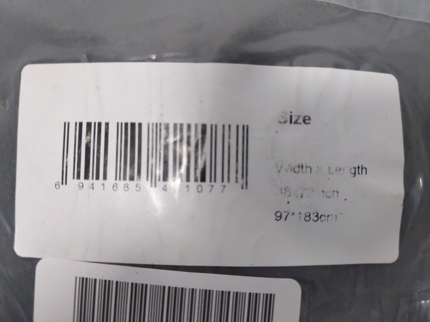 Deconovo Black Curtains Rod Pocket 38”W X 72”L in - 97*183cm 6941685421077