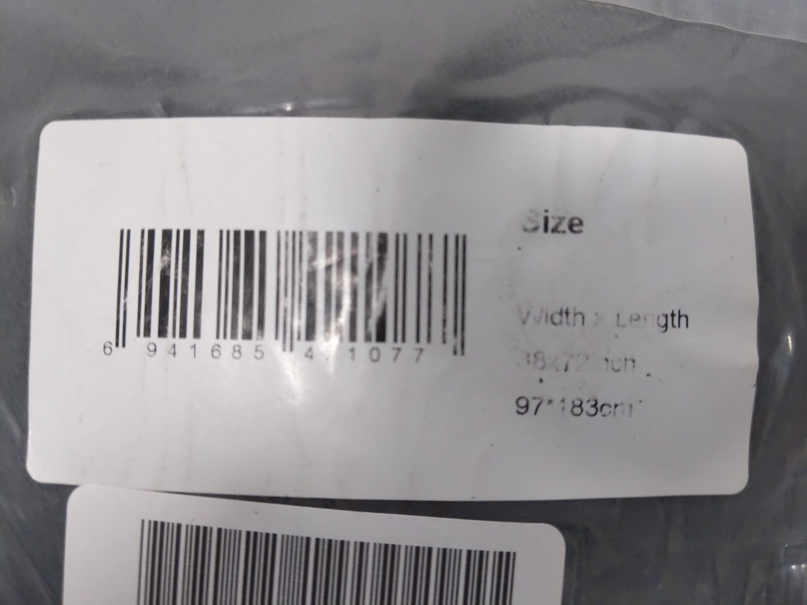 Deconovo Black Curtains Rod Pocket 38”W X 72”L in - 97*183cm 6941685421077