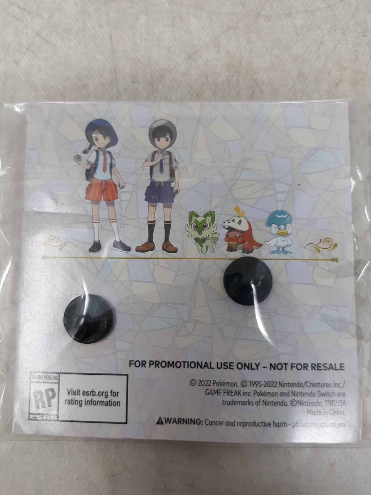 Pokémon Scarlet and Violet Promo Pin Set - Koraidon & Miraidon