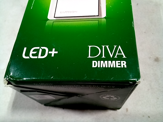 Lutron DVCL-153P-IV Diva Dimmable CFL/LED Dimmer  Ivory 120V ~60Hz