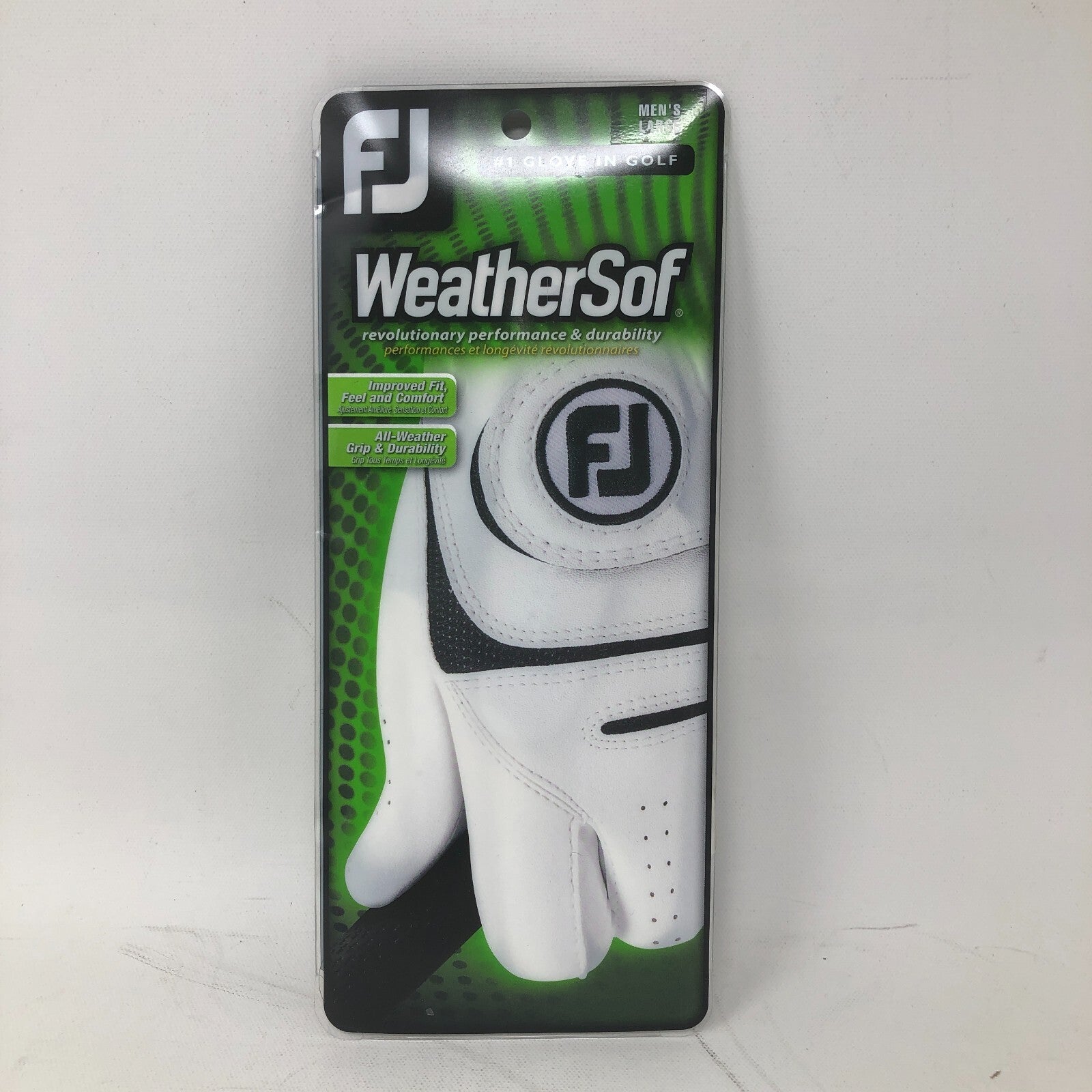 WeatherSof Men's Golf Glove: Large, Left Hand