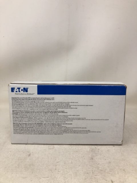 Eaton Standard Duplex Receptacle 270W, 15 A, 2-Pole, 5-15R, White 10 Counts