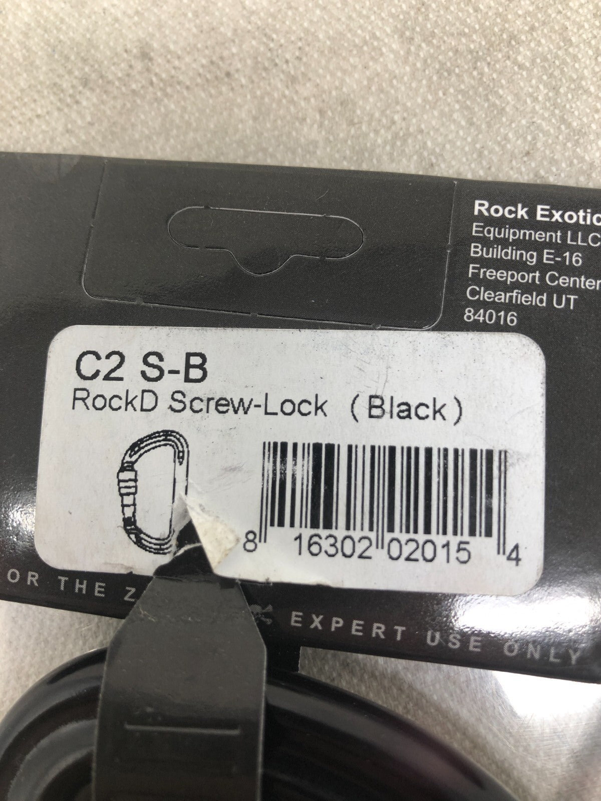 Rock Exotica C2SB RockD Screw Lock Carabiner
