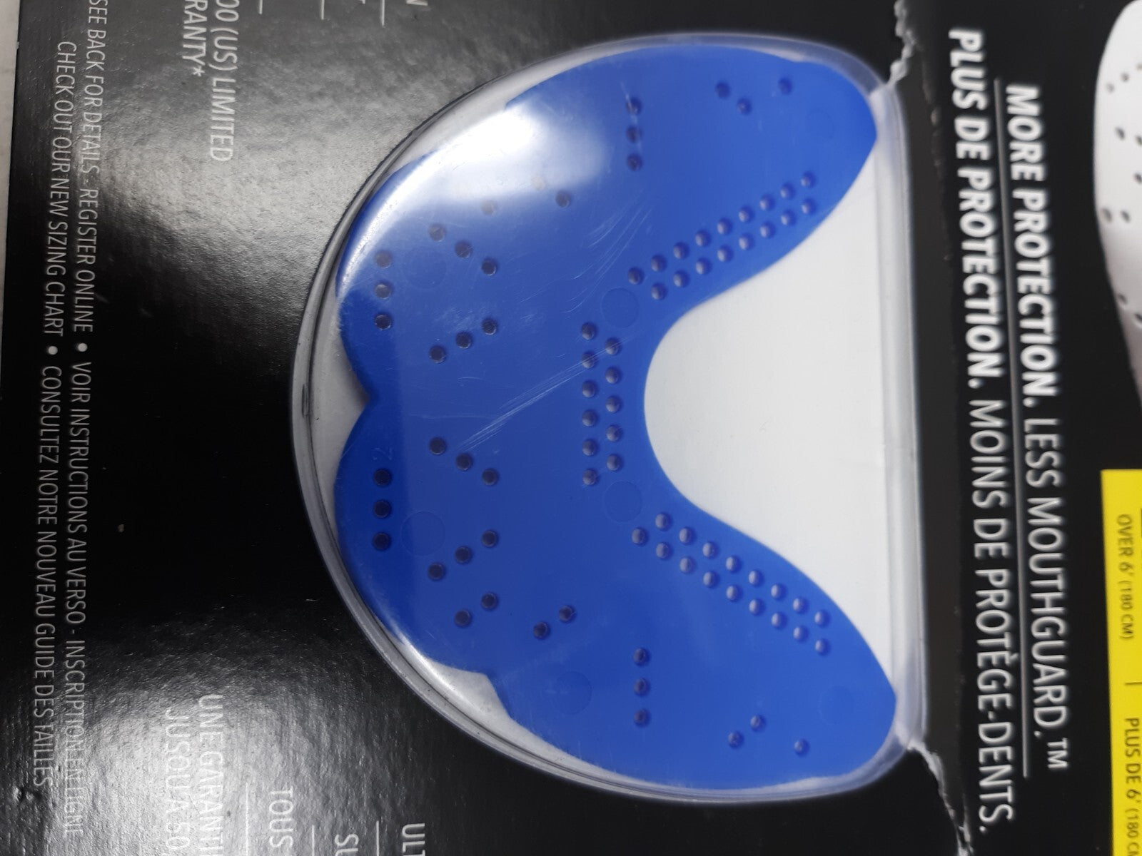 CCM SISU Aero Mouthguard Large Royal Blue 1.6mm Ultra-Thin Custom Fit