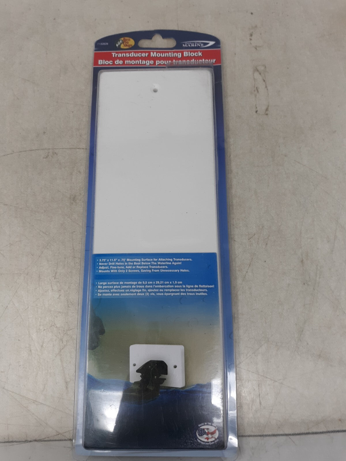 Outdoor World Marine Transducer Mounting Block 52628