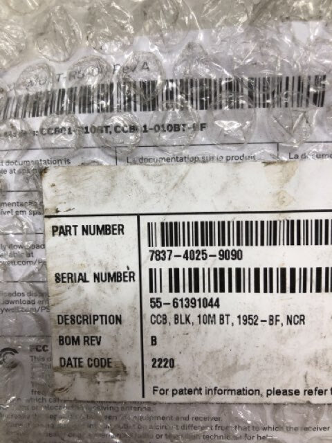 Honeywell 7837-4017-9090 Wireless Bluetooth Barcode Scanner Charging Base Only