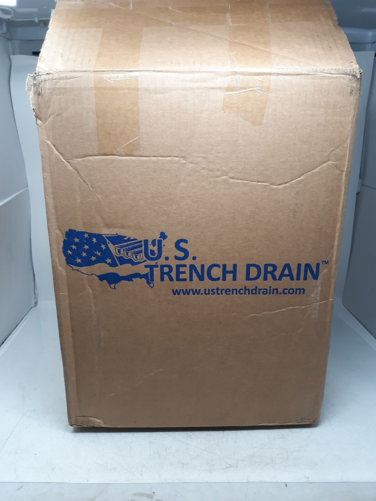U.S. Trench Drain 80072G Catch Basin Kit with Grate & Debris Trap