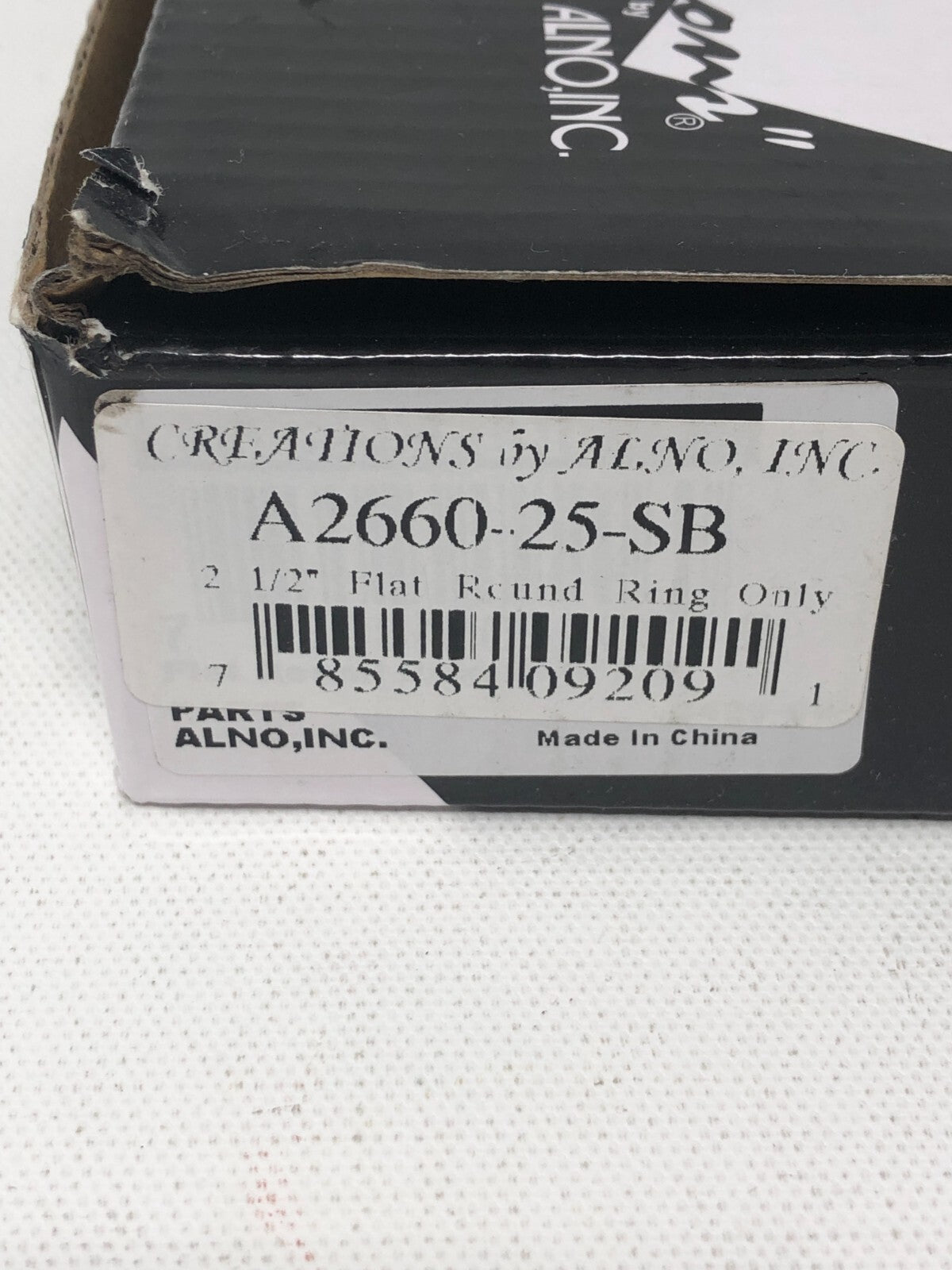Alno Cabinet Ring Pull ~ 1-Pack A2660-25-SB 2.5" Flat Round, Satin Brass