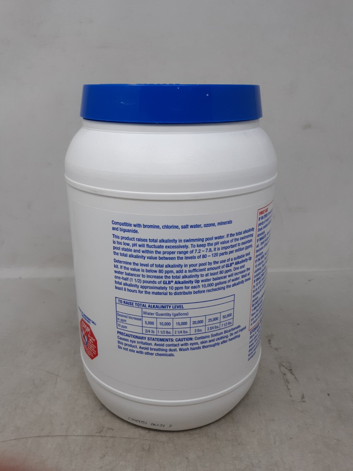 GLB 71202A Pool Water Balancer Pool and Spa Products 8 lbs