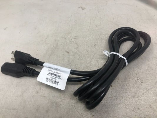6ft Power Cord Cable For 3 Prong Standard PC Computer TV Monitor Cable
