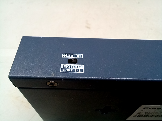 Ethernet Switch G-POE8W-2GUP, 48V 2.5A