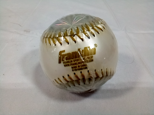 Franklin Sports MLB Soft Strike Metallic Tee Ball Baseball Good/Silver