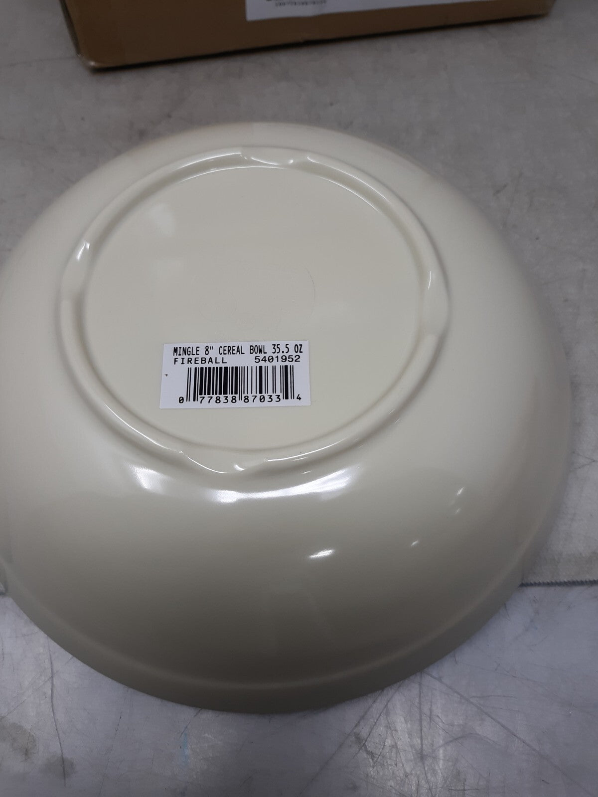 Case of 12 Carlise Mingle Reusable 8" Cereal Bowl with Pottery Style Fireball