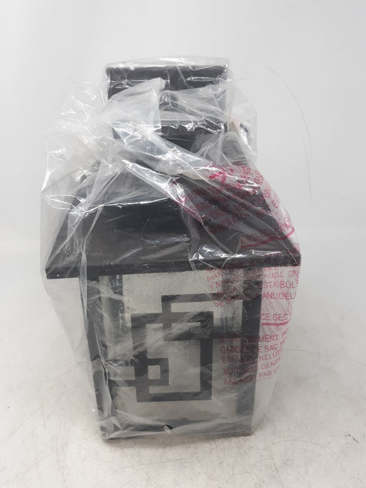 Modern Outdoor Wall Lantern Light Fixture Black Geometric Glass Sconce